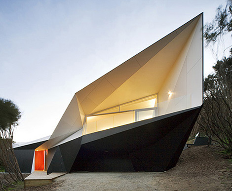 modernes Ferienhaus Australien-Fassade