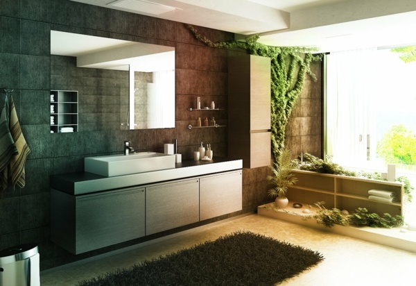 luxuriösen Badezimmer - moderne Einrichtung