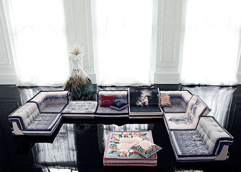 Couture Sofa von Roche Bobois 