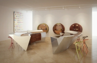 Ein spannendes Design für kleine Küche