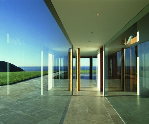 Glashaus - moderne Architektur in Kalifornien - Glaswände