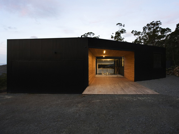 stilvolles Hang Haus in Tasmanien -hinten