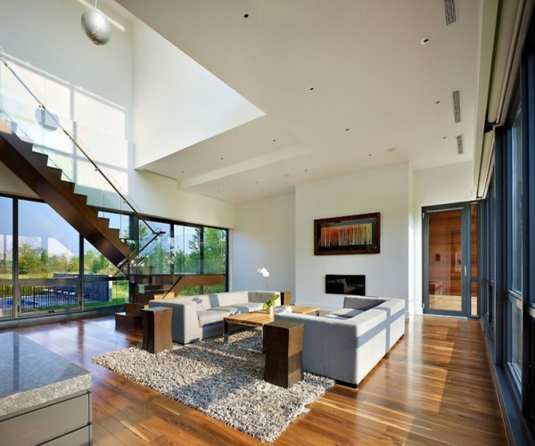  moderne minimalistische Inneneinrichtung - Wohnzimmer