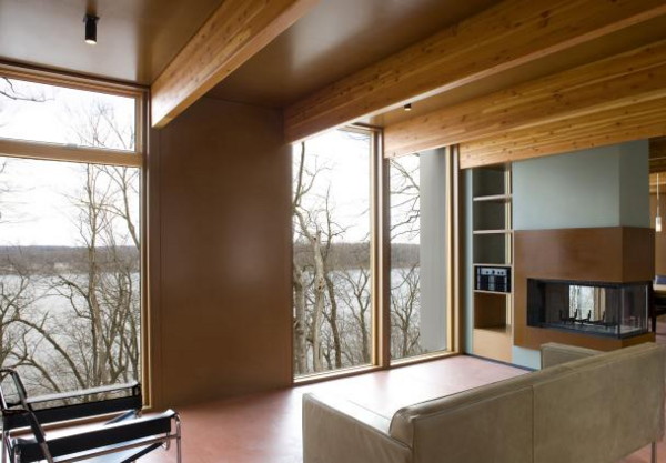 Holzdekoration im Innenraum - Wohnzimmer
