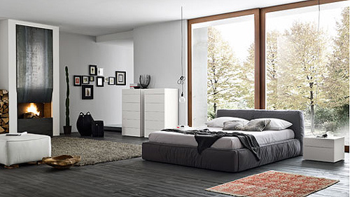 Ideen für gemütliches Schlafzimmer  Design von Rossetto Armobil