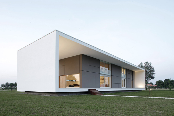 Italienische Hausarchitektur - minimalistisch