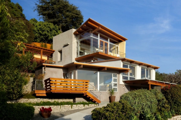 luxuriöses Strandhaus - Fassade vorne