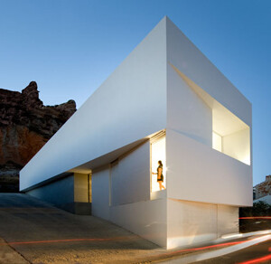 Moderne Architektur in Spanien -fernblick