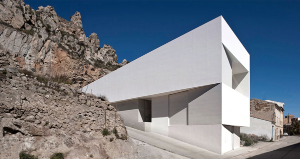 Moderne Architektur in Spanien -seitenblick