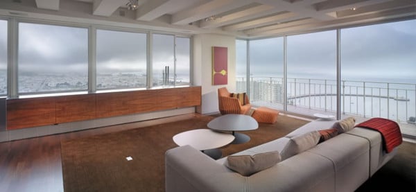 Moderne Wohnung in San Francisco -wohnzimmer