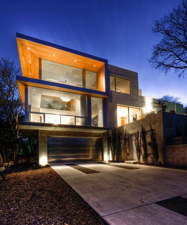 Passiv-Solarhaus in Texas - modernes Hausdesign 