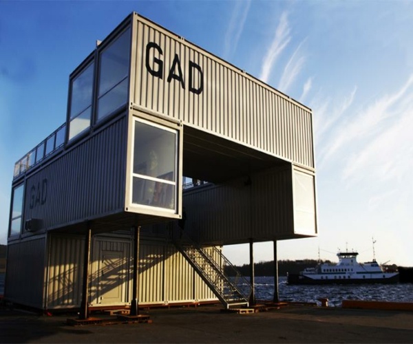 moderne Fassade - Kunstgalerie in Norwegen
