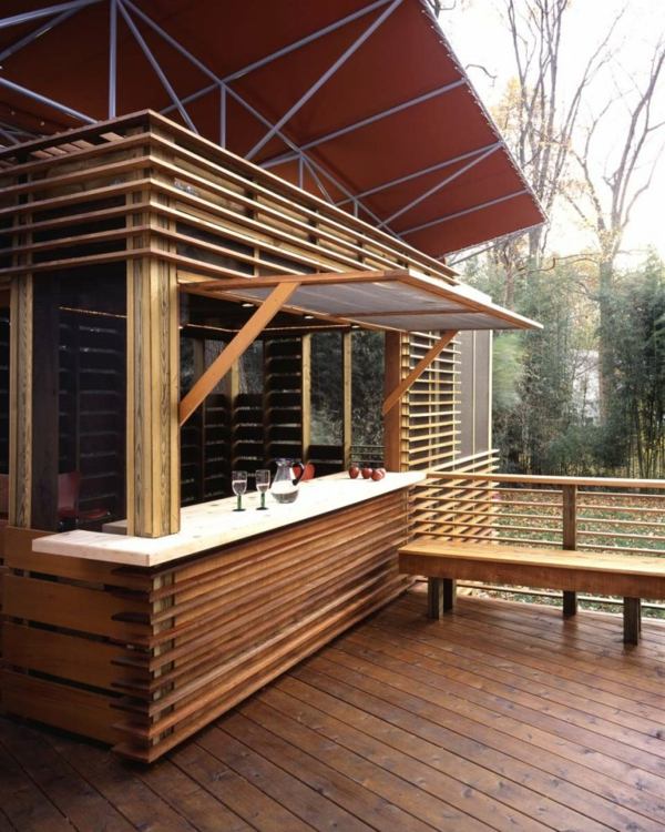 Sommerhaus mit Holz Veranda