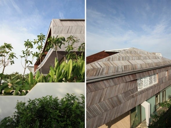 Stereoscopic Haus von Pencil - futuristisches dach