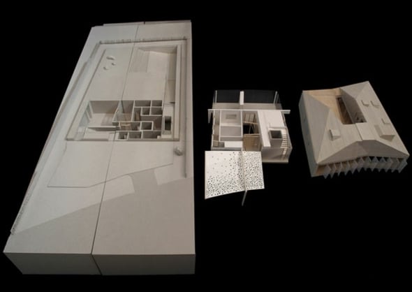 Modell vom Stereoscopic Haus von Pencil Office