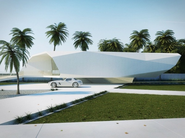 ‘Wellen‘ Haus - modernes minimalistisches Haus
