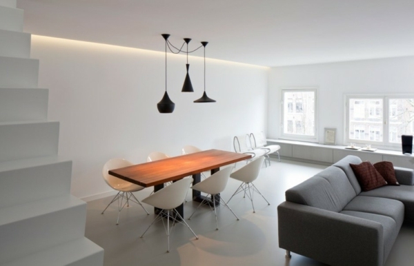  minimalistische  elegante Inneneinrichtung - Esszimmer