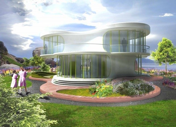 futuristische Shule - innovative Architektur