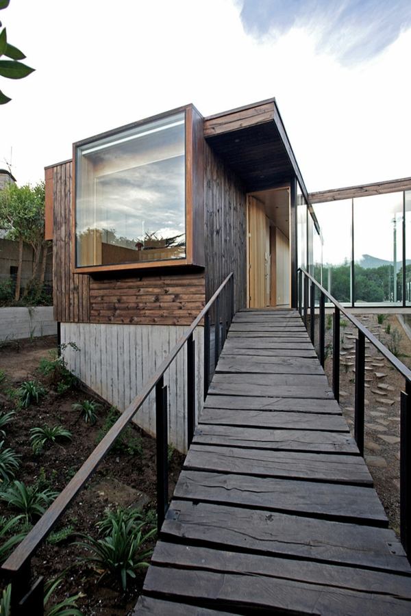 Ein Gartenhaus mit modernem Design