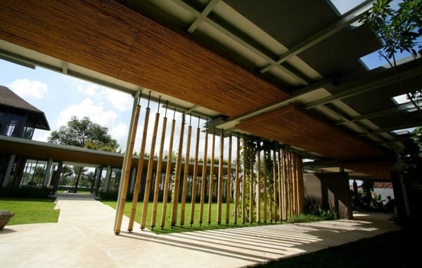 grüne architektur - bamboo im haus