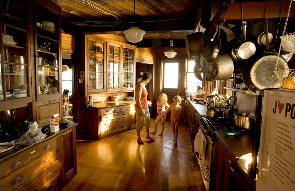 Holz Villa in den USA -küche