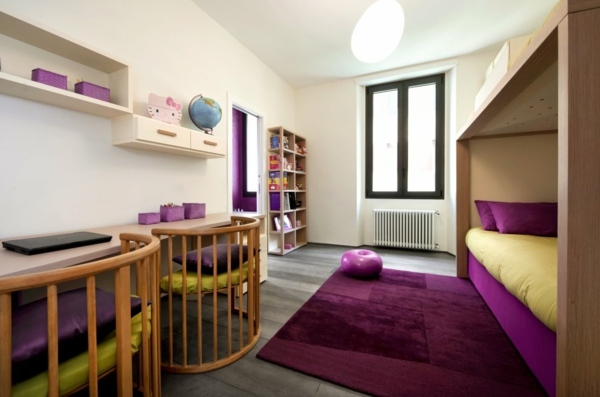 Kinderzimmer - Design in lila