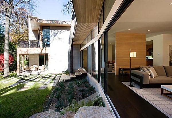 moderne minimalistische Architektur - Fassade
