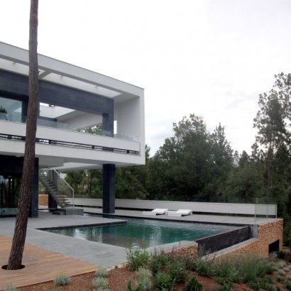 luxuriösen minimalistischen Architektur