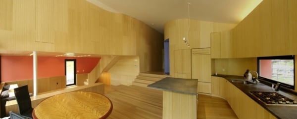 farbige Details in der Inneneinrichtung-Küche