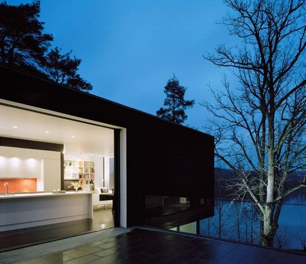 minimalistisches innovatives Hausdesign aus Schweden