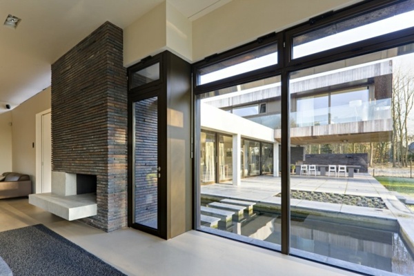 minimalistisches Innendesign - Waldhaus
