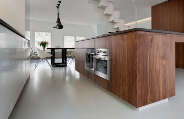 moderne elegante Inneneinrichtung - moderne Küche