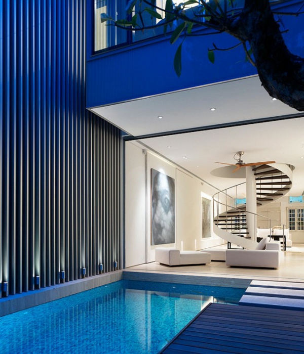 minimalistisches Haus von Ong & Ong - Fassade
