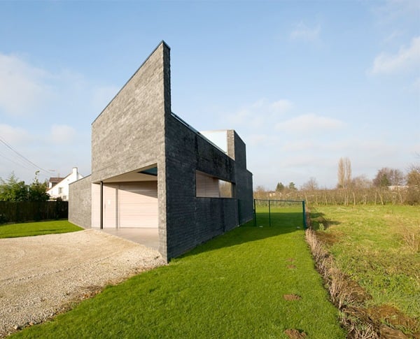 minimalistische Architektur mit spannender Form