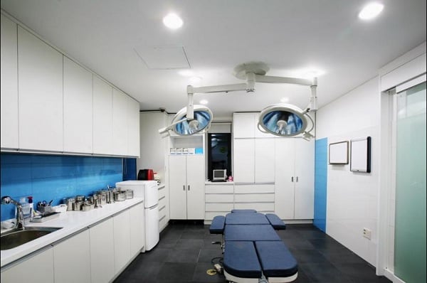 futuristisches Büro Design - Chirurgie in der Klinik