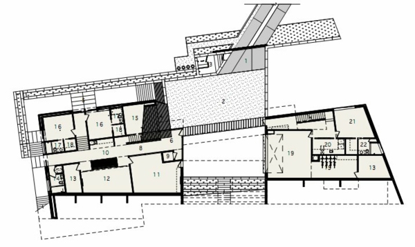 Architekturplan und Grundriss
