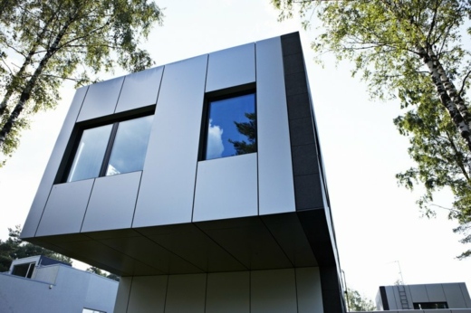 minimalistisches Außendesign - moderne Fassade
