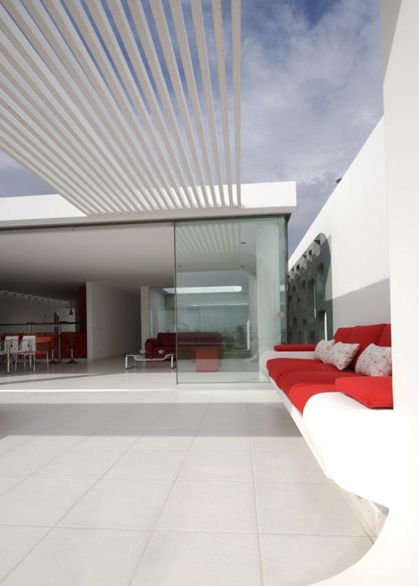 minimalistische Architektur - Schutzdach