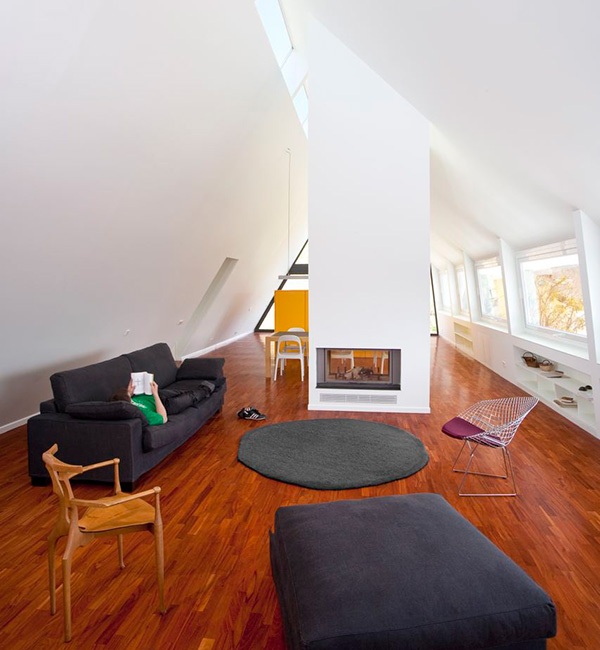 minimalistisches spanisches Landhaus - Wohnzimmer