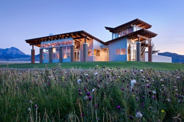 Landhaus in Remote Valley - moderne Architektur