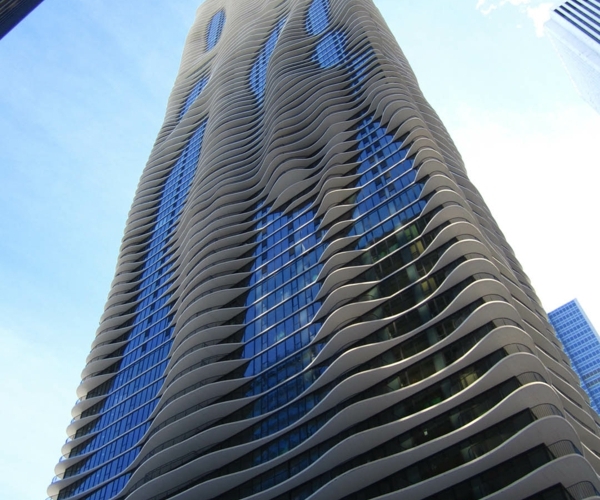 Aqua-Turm-Chicago-moderne-Architektur