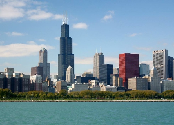 Chicago-USA-Stadtpanorama