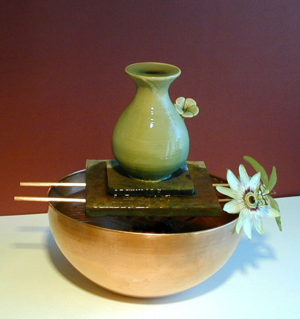 Feng-Shui-Dekoration-Blumentopf