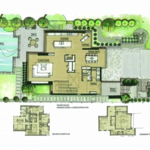 Architekturplan von Fraser Residenz