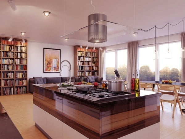 Kücheninsel-Designideen-elegant-modern