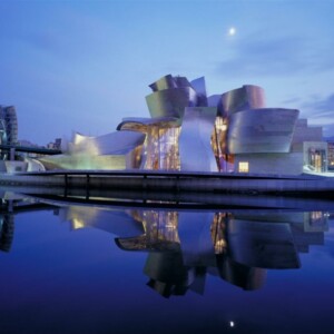 Moderne-Architektur-Guggenheim-Museum-Bilbao-Spanien