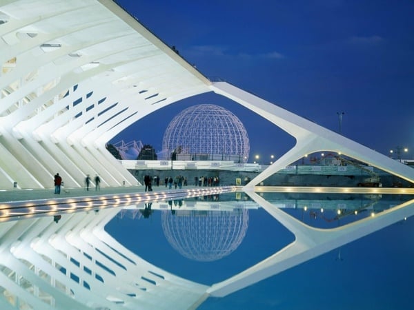 Moderne-Architektur-Valencia-Spanien