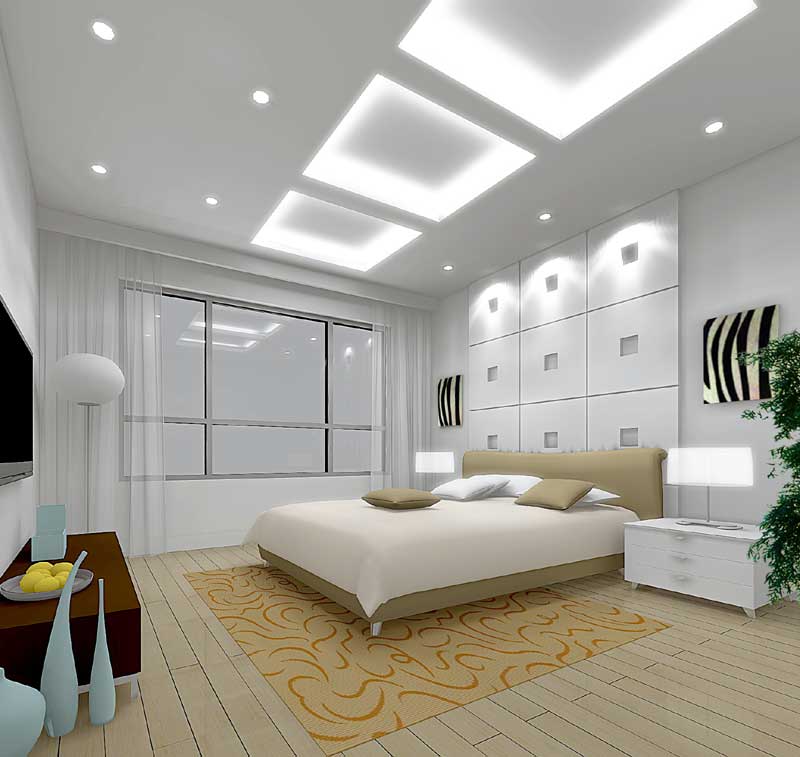 Moderne-decke-decoration-schlafzimmer