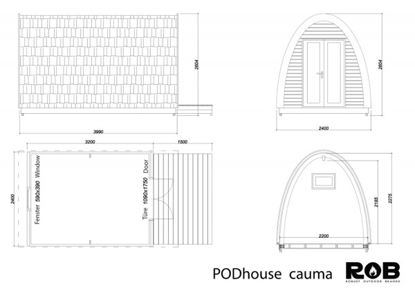 plan von POD Haus in der Schweiz - ROB GmbH