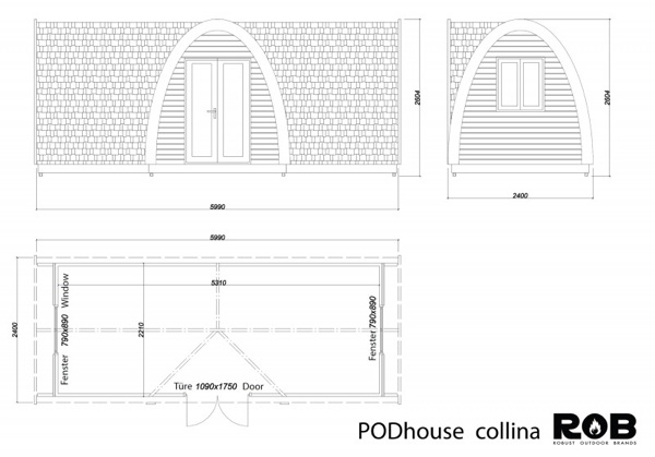 POD Haus von ROB GmbH - Pläne